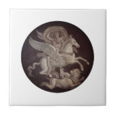 Bellerophon on Pegasus Fliese (Vorderseite)