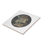 Bellerophon on Pegasus Fliese (Seite)