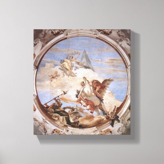 Bellerophon on Pegasus – Giovanni Battista Tiepolo Leinwanddruck (Vorderseite)
