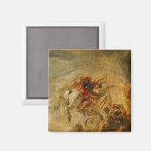 Bellerophon Riding Pegasus Kampf gegen die Chimera Magnet (Vorderseite/Rückseite)