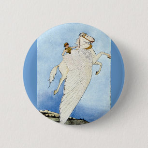 Bellerophon und Pegasus Button