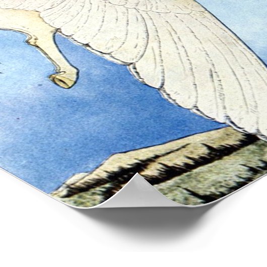 Bellerophon und Pegasus Poster (Ecke)