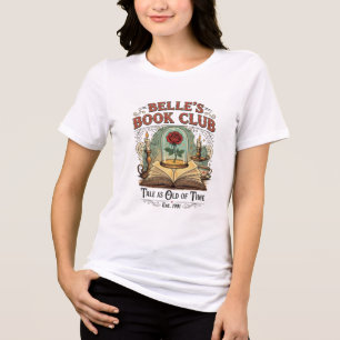 Belle's Book Club T - Shirt Design - Vintage Fairy