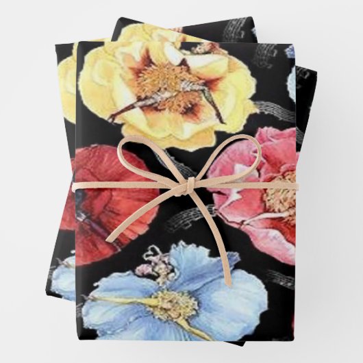 Belles Cancan Geschenkpapier Set (Beispiel)