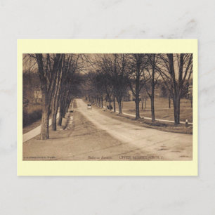 Bellevue Ave., Montclair, New Jersey Vintag Postkarte