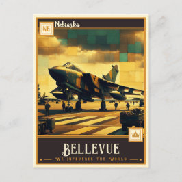 Bellevue, Nebraska | VINTAG Postkarte
