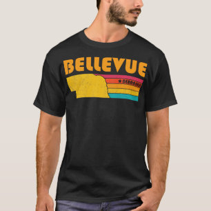 Bellevue Nebraska Vintages zerrüttetes Souvenir T-Shirt