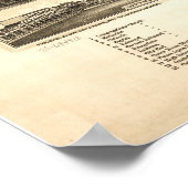 Bellevue Ohio 1888 Antique Panoramabalkarte Poster (Ecke)