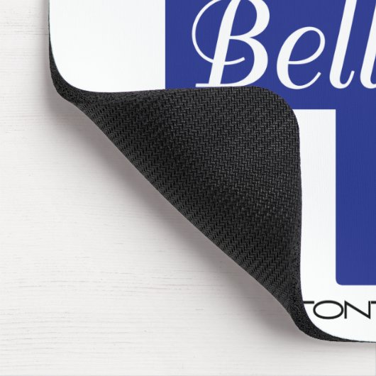 Bellevue, Schriftart Wars Mousepad (Ecke)