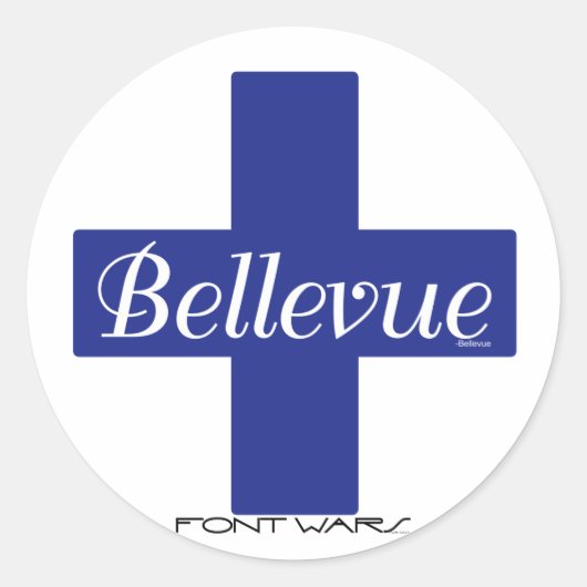 Bellevue Sticker (Vorderseite)