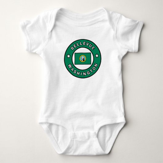 Bellevue Washington Baby Strampler (Vorderseite)