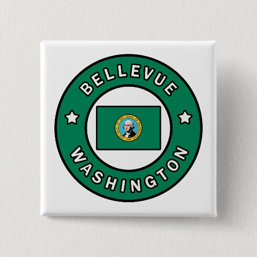 Bellevue Washington Button (Vorderseite)