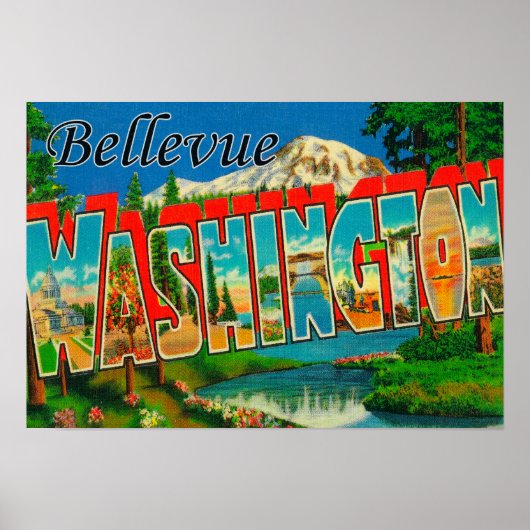 Bellevue, Washington - Große Briefszenen Poster (Vorne)