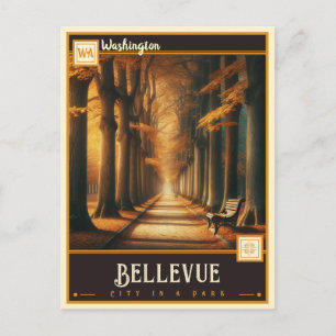 Bellevue, Washington Historische Postkarte