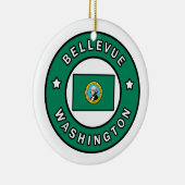 Bellevue Washington Keramik Ornament (Rechts)