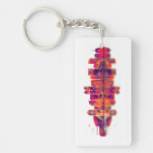 Bellevue Washington Skyline Schlüsselanhänger (Vorderseite)