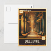 Bellevue, Washington| Vintage Postkarte (Vorne/Hinten)