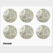 Belley Runder Aufkleber (Blatt)