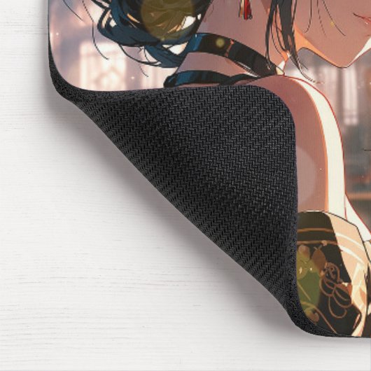 Belleza en rojo mousepad (Ecke)