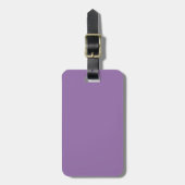 Bellflower Violet Elegante Modefarbe Gepäckanhänger (Vorderseite vertikal)