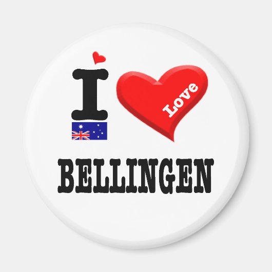 BELLINGEN - I LIEBE MAGNET (Vorne)