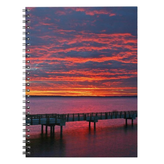 Bellingham Bay at Sunset Notizblock (Vorderseite)