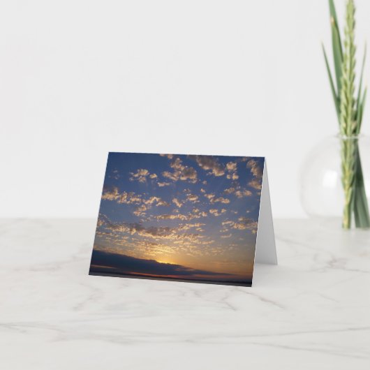 Bellingham Bay Sunset Karte (Vorderseite)