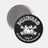 Bellingham Pirate Magnet (Vorderseite/Rückseite)