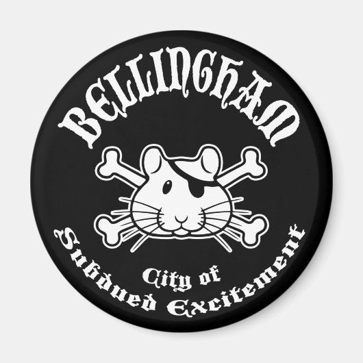 Bellingham Pirate Magnet (Vorne)