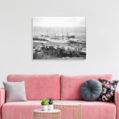 Bellingham, WA Docks View Lumberschiffe Leinwanddruck (Insitu (Wohnzimmer))