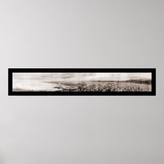 Bellingham WA Foto 1909 Poster (Vorne)