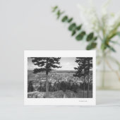 Bellingham, WA Town View von Sehome Hill Postkarte (Stehend Vorderseite)