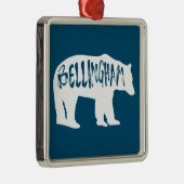 Bellingham Washington Bear Ornament Aus Metall (Rechts)