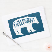 Bellingham Washington Bear Rechteckiger Aufkleber (Umschlag)