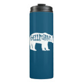 Bellingham Washington Bear Thermosbecher (Vorderseite)