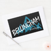 Bellingham Washington Berge Rechteckiger Aufkleber (Umschlag)