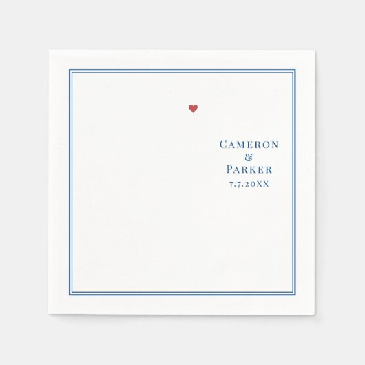 Bellingham Washington Map Elegant Wedding Serviette (Vorderseite)