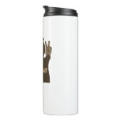 Bellingham Washington Peace Bear Thermosbecher (Nach rechts gedreht)