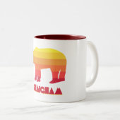 Bellingham Washington Rainbow Bear Zweifarbige Tasse (VorderseiteRechts)