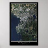 Bellingham Washington Satellite Poster Map (Vorne)