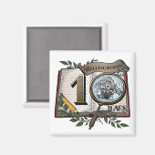 Bellingwood Zehnjahresmagnet Magnet (Vorderseite/Rückseite)