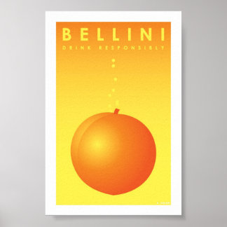 Bellini (10 cm x 15 cm Karte) Poster