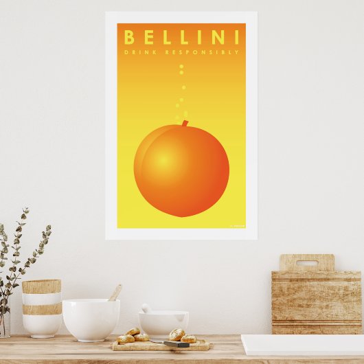 Bellini (großes Archivpapier-Poster) Poster (Küche)
