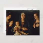 Bellini Madonna del Sasso Postkarte (Vorne/Hinten)