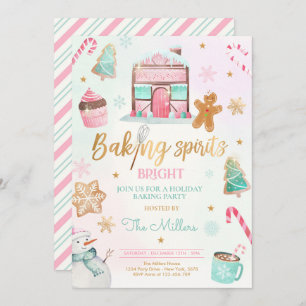 Bellinie Bright Holiday Party Weihnachtsgebäck Einladung