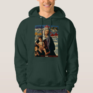 Bellinis Jungfrau und Kind Hochauflösende Kunst Hoodie