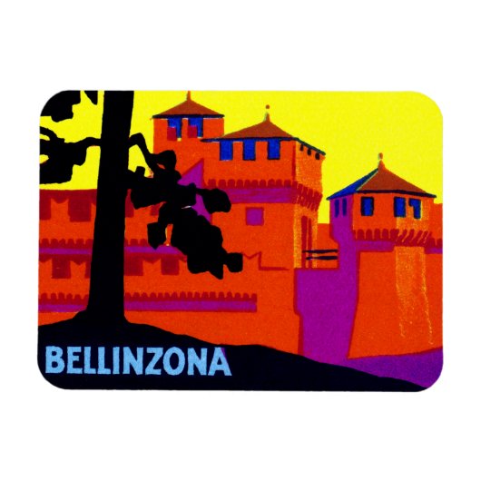 Bellinzona Schweiz 1925 Magnet (Horizontal)
