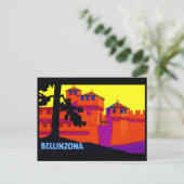 Bellinzona Schweiz 1925 Postkarte (Stehend Vorderseite)