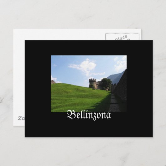 Bellinzona Schweiz Postkarte (Vorne/Hinten)