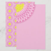 Bellis Mandala Briefpapier (Vorne/Hinten)